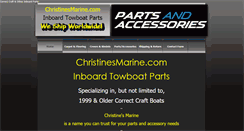 Desktop Screenshot of christinesmarine.com